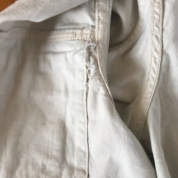 Armani Exchange Denim Jacket in Cream - Picture 9 of 13